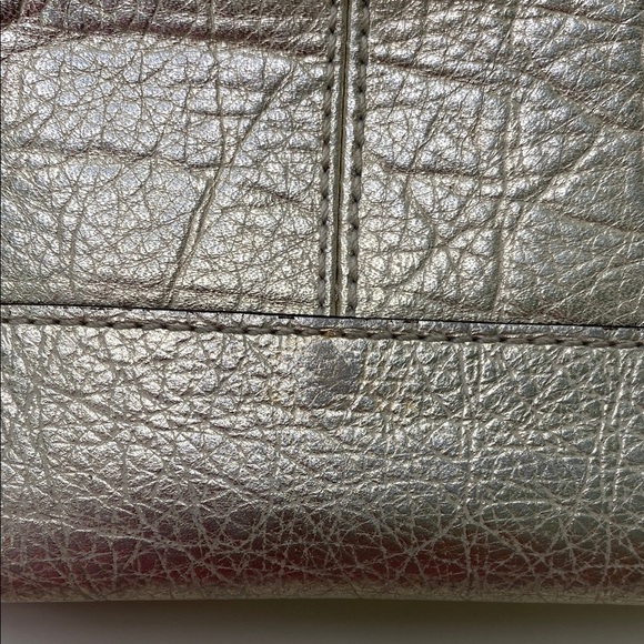 Coach‎ Wristlet Metallic Champagne Leather - Picture 11 of 15